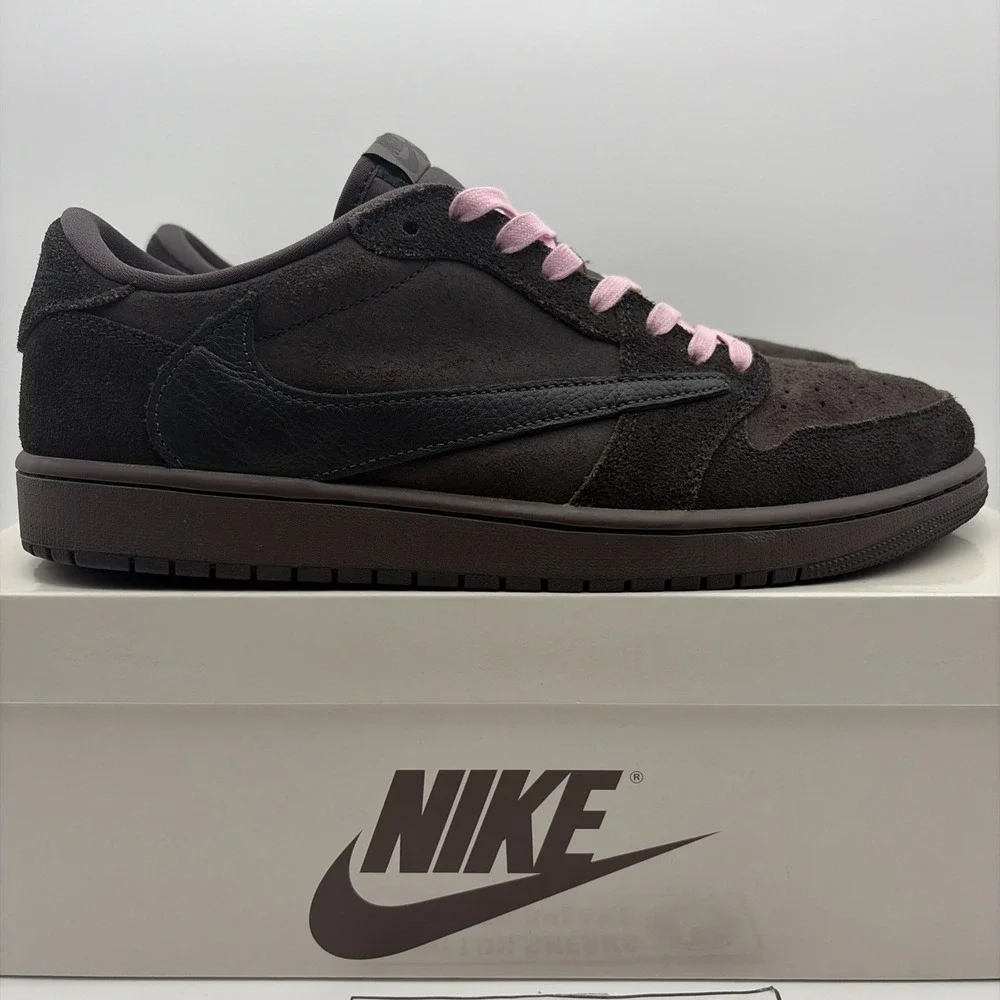 Size 12 - Travis Scott x Air Jordan 1 Retro OG SP Low Velvet Brown (DM7866-202)